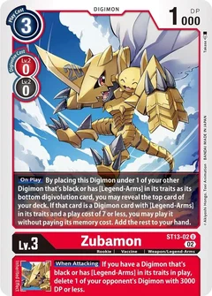 Zubamon ST13-02 U