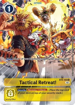 Tactical Retreat! (Alternate Art) BT4-105 U