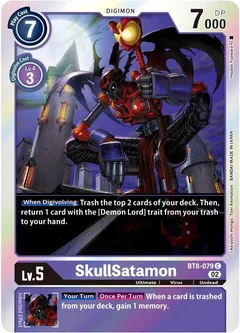 SkullSatamon (Alternate Art) BT8-079