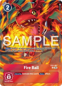 Fire Ball (Bonus Pack) EX2-067 U