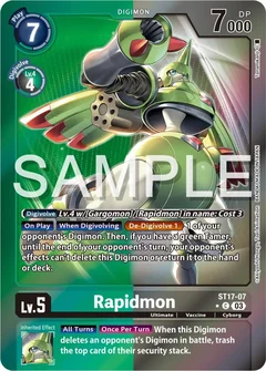Rapidmon - ST17-07 (Advanced Deck Set Double Typhoon Secret Pack) ST17-07 C