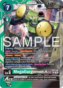 MegaGargomon ACE ST17-08 SR