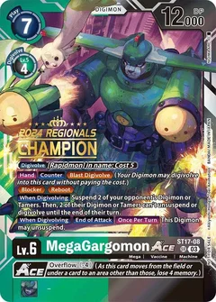 MegaGargomon ACE (2024 Regionals Champion) ST17-08 SR