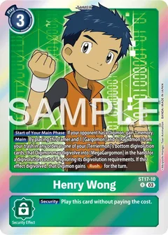 Henry Wong ST17-10 R