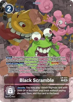 Black Scramble (Alternate Art) LM-031 P