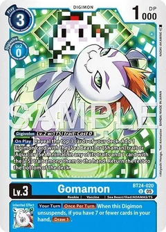 Gomamon BT24-020 U