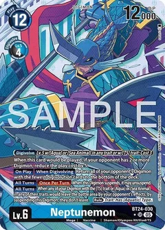 Neptunemon (Alternate Art) BT24-030 SR