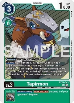 Tapirmon BT24-043 C