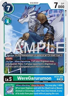 WereGarurumon BT24-050 C