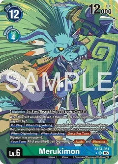 Merukimon (Alternate Art) BT24-051 SR