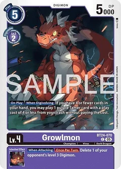 Growlmon BT24-070 C