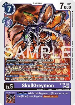 SkullGreymon BT24-072 U