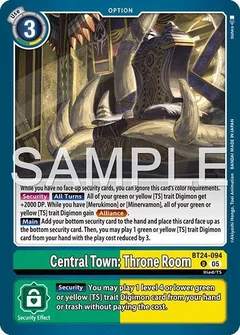Central Town: Throne Room BT24-094 U