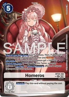 Homeros (Alternate Art) BT24-102 SEC