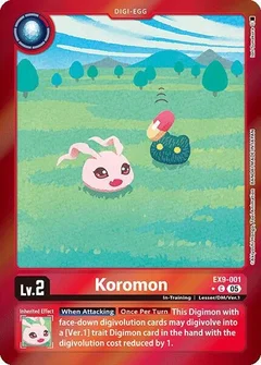 Koromon (Limited Foil) EX9-001 C