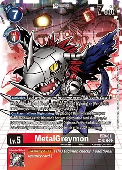 MetalGreymon (SP) EX9-011 SR