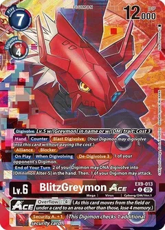 BlitzGreymon ACE (Alternate Art) EX9-013 R