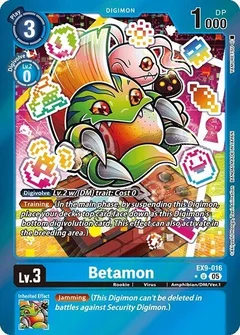 Betamon (Limited Foil) EX9-016 U