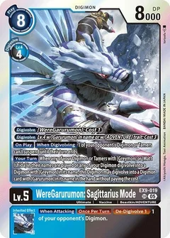 WereGarurumon: Sagittarius Mode EX9-019 SR