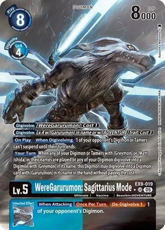 WereGarurumon: Sagittarius Mode (Alternate Art) EX9-019 SR