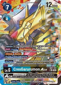 CresGarurumon ACE (Alternate Art) EX9-020 R