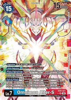 Omnimon Alter-S (Alternate Art) EX9-021 SR
