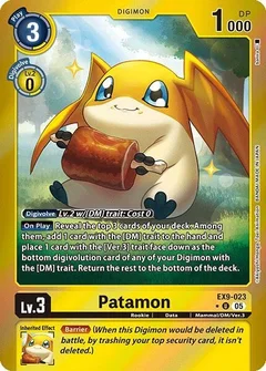 Patamon (Limited Foil) EX9-023 U