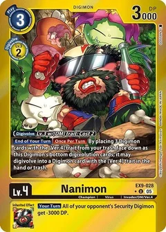 Nanimon (Limited Foil) EX9-028 U