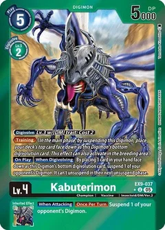 Kabuterimon (Limited Foil) EX9-037 U