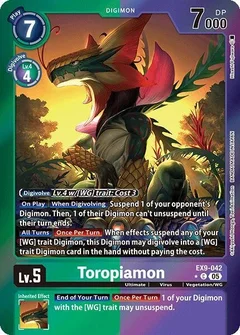 Toropiamon (Limited Foil) EX9-042 C