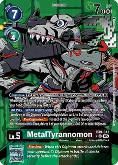 MetalTyrannomon (Alternate Art) EX9-043 SR
