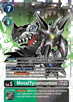 MetalTyrannomon (SP) EX9-043 SR