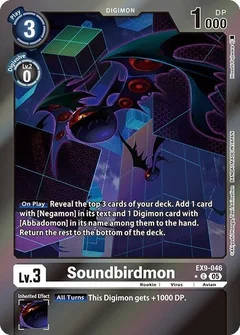 Soundbirdmon (Limited Foil) EX9-046 C