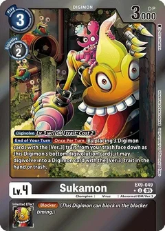Sukamon (Limited Foil) EX9-049 U