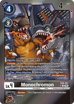Monochromon (Limited Foil) EX9-051 U