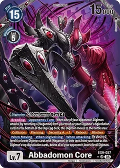 Abbadomon Core (Alternate Art) EX9-057 SR