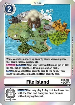 File Island (Limited Foil) EX9-072 U