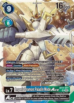 Imperialdramon: Paladin Mode ACE (World Convergence Release Event) BT17-077 SR