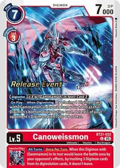 Canoweissmon BT21-022 U