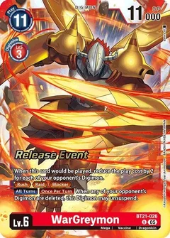 WarGreymon BT21-026 U