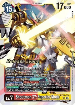 Shoutmon X7: Superior Mode BT21-030 R