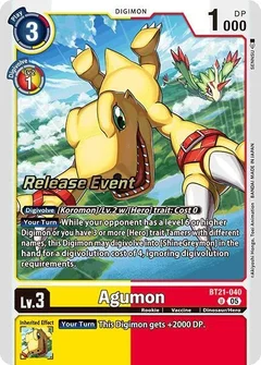 Agumon - BT21-040 BT21-040 U