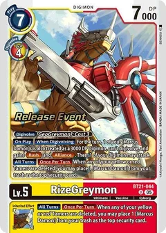 RizeGreymon BT21-044 U