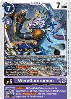 WereGarurumon BT21-078 U