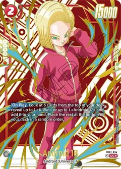 Android 18 - FB01-014 (Alternate Art) Holofoil FB01-014
