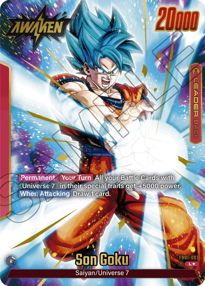 Son Goku - FB01-001 (Alternate Art) Holofoil