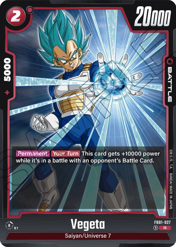 Vegeta - FB01-027 Holofoil