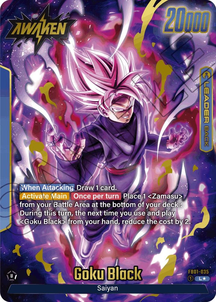 Goku Black - FB01-035 (Alternate Art) Holofoil