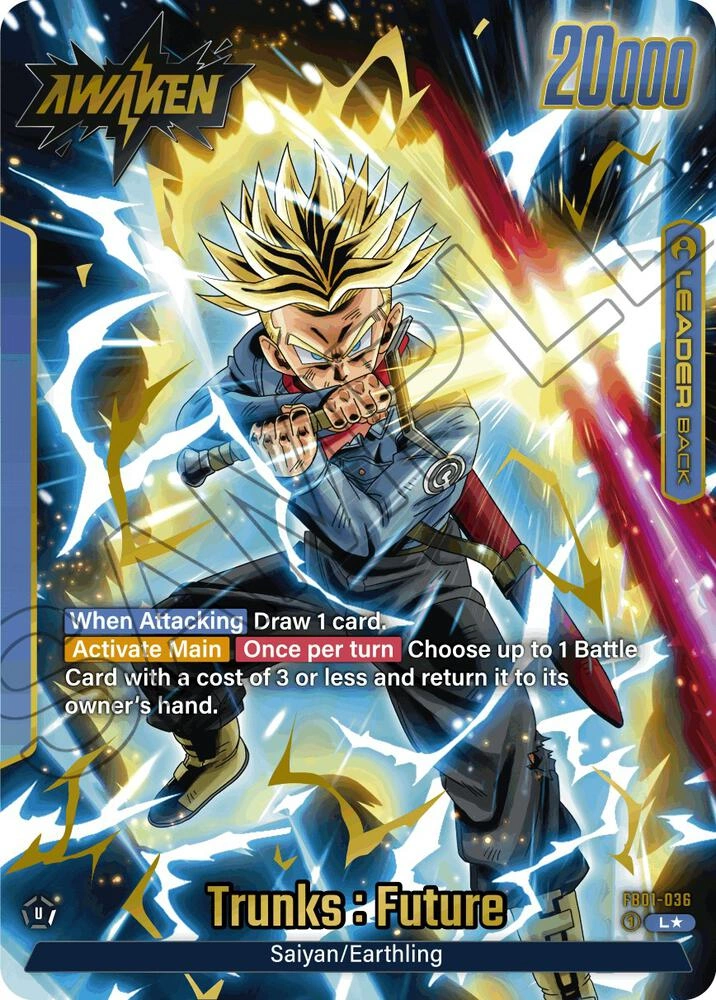 Trunks : Future - FB01-036 (Alternate Art) Holofoil