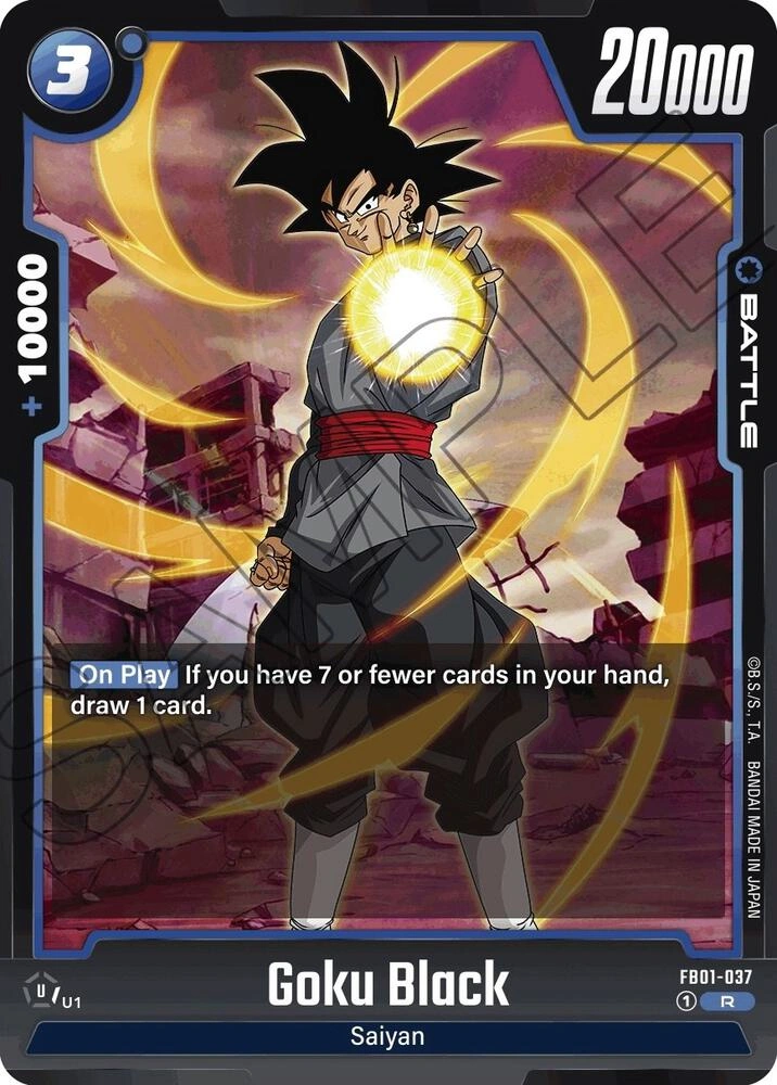 Goku Black - FB01-037 Holofoil